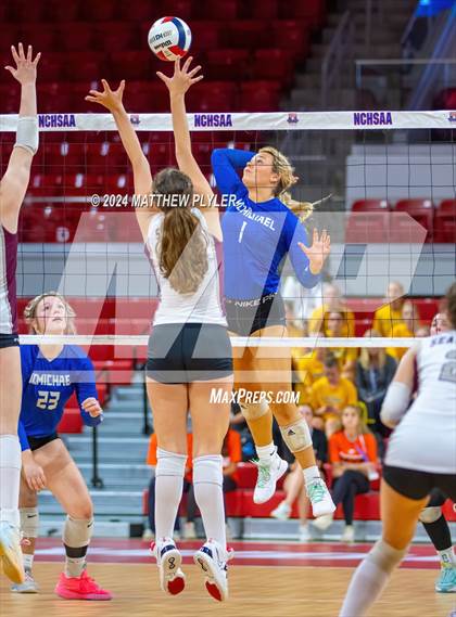 Thumbnail 3 in McMichael vs Seaforth (NCHSAA 2A Final) photogallery.