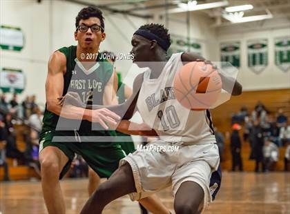 Thumbnail 1 in First Love Christian Academy vs. Blair Academy (Tom Richel Hoopfest) photogallery.