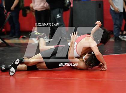 Thumbnail 1 in Woodrow Wilson vs Santa Paula (CIF Southern Section Wrestling Championships) photogallery.