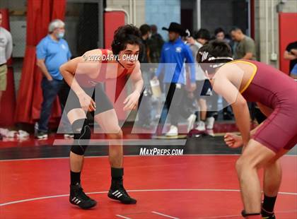 Thumbnail 1 in Woodrow Wilson vs Santa Paula (CIF Southern Section Wrestling Championships) photogallery.