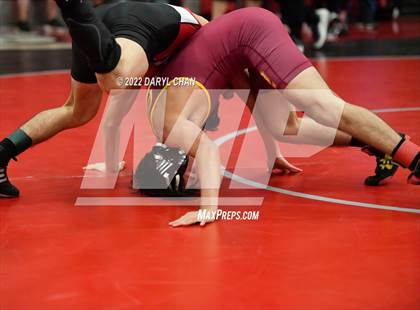 Thumbnail 1 in Woodrow Wilson vs Santa Paula (CIF Southern Section Wrestling Championships) photogallery.