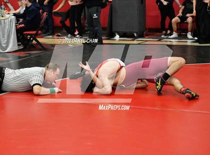 Thumbnail 1 in Woodrow Wilson vs Santa Paula (CIF Southern Section Wrestling Championships) photogallery.