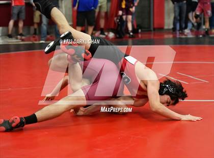 Thumbnail 1 in Woodrow Wilson vs Santa Paula (CIF Southern Section Wrestling Championships) photogallery.