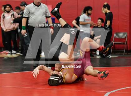 Thumbnail 1 in Woodrow Wilson vs Santa Paula (CIF Southern Section Wrestling Championships) photogallery.