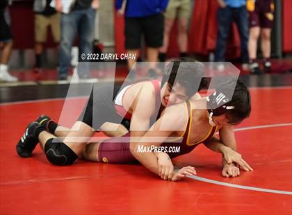 Thumbnail 1 in Woodrow Wilson vs Santa Paula (CIF Southern Section Wrestling Championships) photogallery.