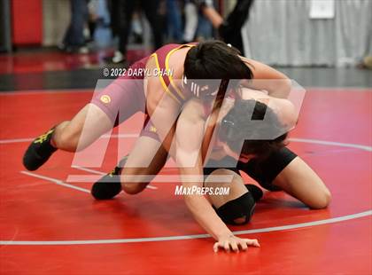 Thumbnail 3 in Woodrow Wilson vs Santa Paula (CIF Southern Section Wrestling Championships) photogallery.