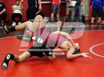 Thumbnail 1 in Woodrow Wilson vs Santa Paula (CIF Southern Section Wrestling Championships) photogallery.