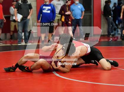 Thumbnail 2 in Woodrow Wilson vs Santa Paula (CIF Southern Section Wrestling Championships) photogallery.