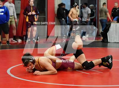 Thumbnail 3 in Woodrow Wilson vs Santa Paula (CIF Southern Section Wrestling Championships) photogallery.