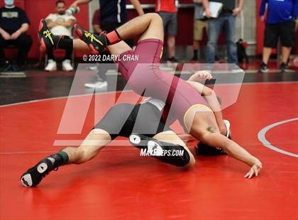 Thumbnail 3 in Woodrow Wilson vs Santa Paula (CIF Southern Section Wrestling Championships) photogallery.
