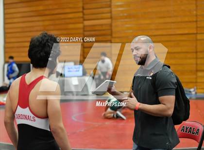 Thumbnail 1 in Woodrow Wilson vs Santa Paula (CIF Southern Section Wrestling Championships) photogallery.