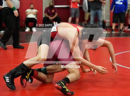 Thumbnail 2 in Woodrow Wilson vs Santa Paula (CIF Southern Section Wrestling Championships) photogallery.