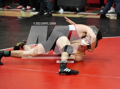 Thumbnail 2 in Woodrow Wilson vs Santa Paula (CIF Southern Section Wrestling Championships) photogallery.