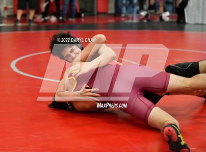 Thumbnail 3 in Woodrow Wilson vs Santa Paula (CIF Southern Section Wrestling Championships) photogallery.