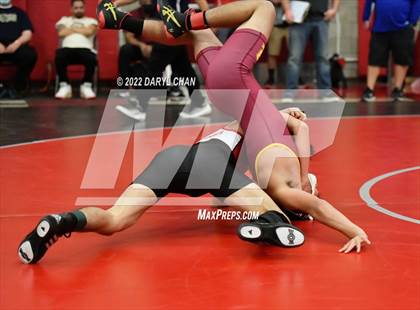 Thumbnail 2 in Woodrow Wilson vs Santa Paula (CIF Southern Section Wrestling Championships) photogallery.