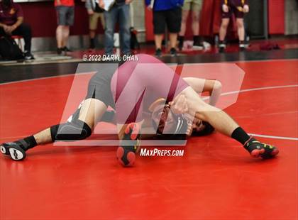 Thumbnail 2 in Woodrow Wilson vs Santa Paula (CIF Southern Section Wrestling Championships) photogallery.