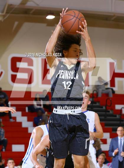 Thumbnail 2 in Peninsula vs. Santa Margarita (Pacific Shores Tournament) photogallery.