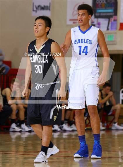 Thumbnail 2 in Peninsula vs. Santa Margarita (Pacific Shores Tournament) photogallery.