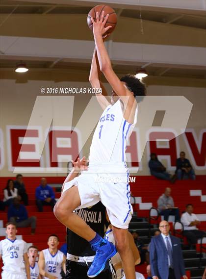 Thumbnail 2 in Peninsula vs. Santa Margarita (Pacific Shores Tournament) photogallery.