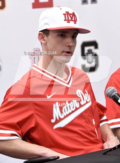 Thumbnail 2 in Trinity League Baseball Media Day - Mater Dei photogallery.