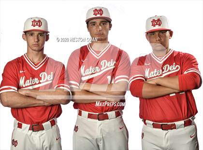 Thumbnail 2 in Trinity League Baseball Media Day - Mater Dei photogallery.