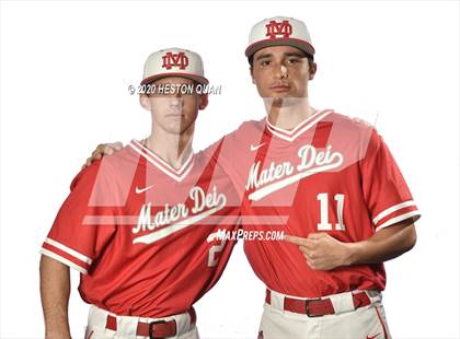 Thumbnail 2 in Trinity League Baseball Media Day - Mater Dei photogallery.