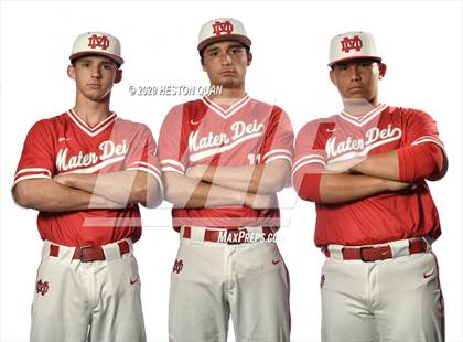 Thumbnail 1 in Trinity League Baseball Media Day - Mater Dei photogallery.
