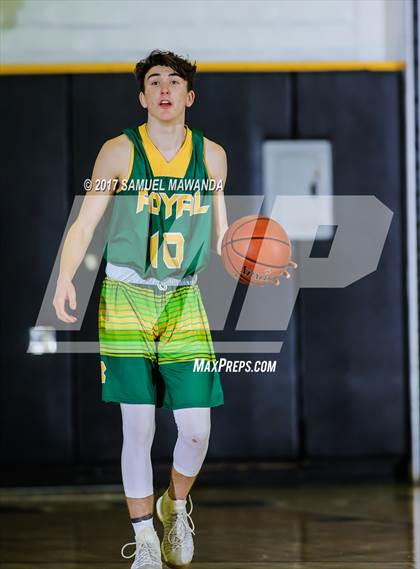 Thumbnail 2 in  Calabasas vs  Royal (West Valley Tip-Off) photogallery.