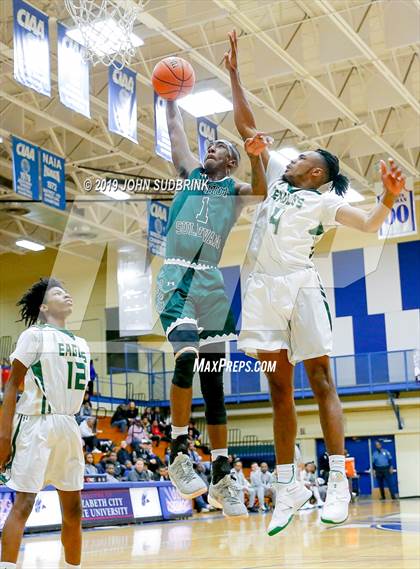 Thumbnail 3 in Bishop Sullivan Catholic vs Northeastern (Robert L. Vaughan Border Clash Basketball Invitational) photogallery.