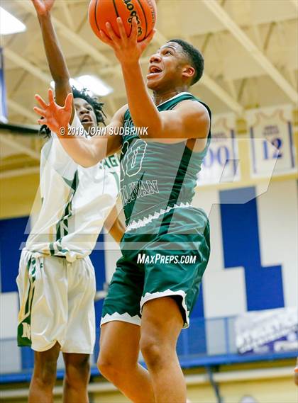 Thumbnail 3 in Bishop Sullivan Catholic vs Northeastern (Robert L. Vaughan Border Clash Basketball Invitational) photogallery.