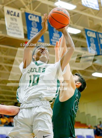 Thumbnail 3 in Bishop Sullivan Catholic vs Northeastern (Robert L. Vaughan Border Clash Basketball Invitational) photogallery.