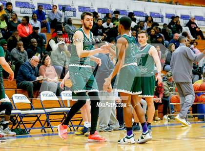Thumbnail 2 in Bishop Sullivan Catholic vs Northeastern (Robert L. Vaughan Border Clash Basketball Invitational) photogallery.