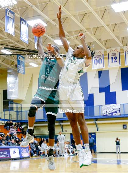 Thumbnail 2 in Bishop Sullivan Catholic vs Northeastern (Robert L. Vaughan Border Clash Basketball Invitational) photogallery.