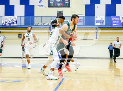 Thumbnail 3 in Bishop Sullivan Catholic vs Northeastern (Robert L. Vaughan Border Clash Basketball Invitational) photogallery.