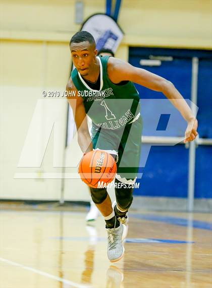 Thumbnail 3 in Bishop Sullivan Catholic vs Northeastern (Robert L. Vaughan Border Clash Basketball Invitational) photogallery.
