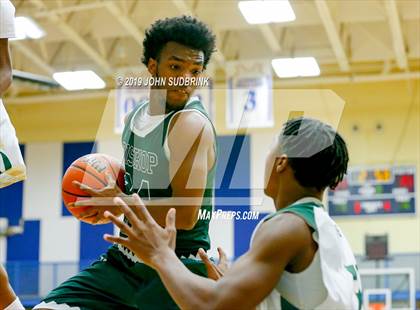 Thumbnail 3 in Bishop Sullivan Catholic vs Northeastern (Robert L. Vaughan Border Clash Basketball Invitational) photogallery.