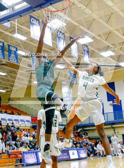 Thumbnail 2 in Bishop Sullivan Catholic vs Northeastern (Robert L. Vaughan Border Clash Basketball Invitational) photogallery.