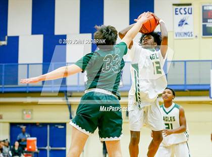 Thumbnail 3 in Bishop Sullivan Catholic vs Northeastern (Robert L. Vaughan Border Clash Basketball Invitational) photogallery.