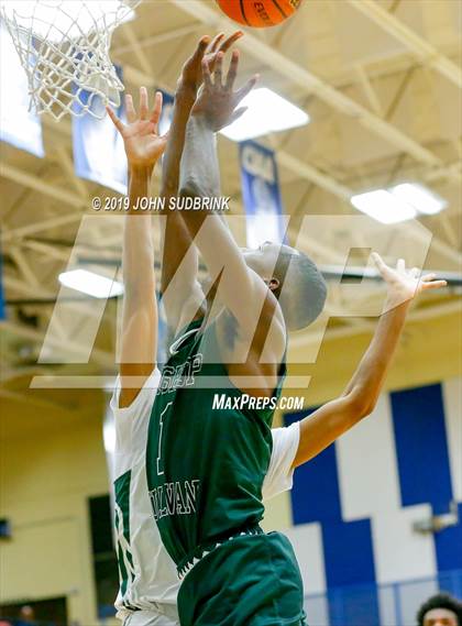 Thumbnail 3 in Bishop Sullivan Catholic vs Northeastern (Robert L. Vaughan Border Clash Basketball Invitational) photogallery.