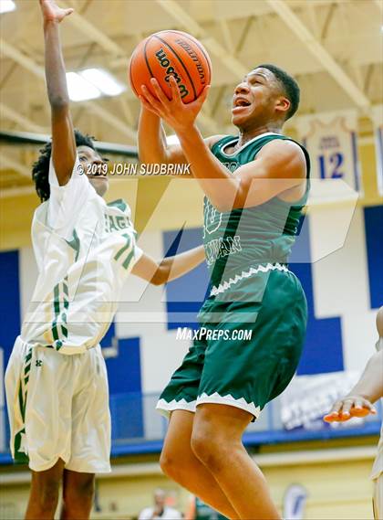 Thumbnail 2 in Bishop Sullivan Catholic vs Northeastern (Robert L. Vaughan Border Clash Basketball Invitational) photogallery.