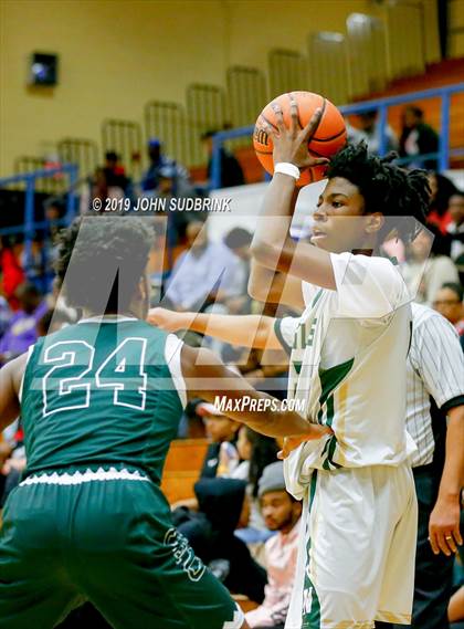 Thumbnail 3 in Bishop Sullivan Catholic vs Northeastern (Robert L. Vaughan Border Clash Basketball Invitational) photogallery.