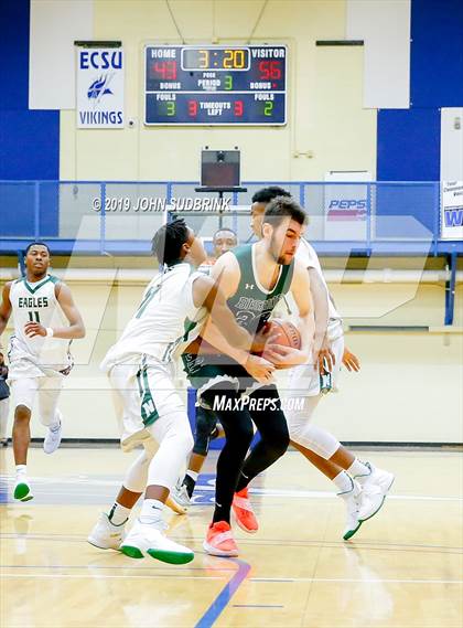 Thumbnail 2 in Bishop Sullivan Catholic vs Northeastern (Robert L. Vaughan Border Clash Basketball Invitational) photogallery.