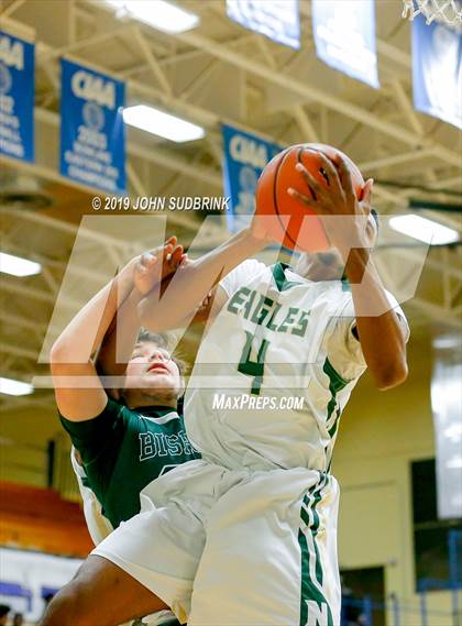 Thumbnail 2 in Bishop Sullivan Catholic vs Northeastern (Robert L. Vaughan Border Clash Basketball Invitational) photogallery.