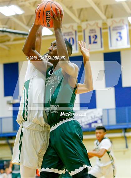 Thumbnail 2 in Bishop Sullivan Catholic vs Northeastern (Robert L. Vaughan Border Clash Basketball Invitational) photogallery.