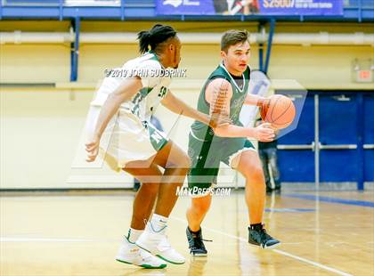 Thumbnail 2 in Bishop Sullivan Catholic vs Northeastern (Robert L. Vaughan Border Clash Basketball Invitational) photogallery.