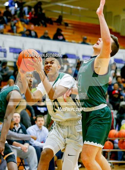 Thumbnail 3 in Bishop Sullivan Catholic vs Northeastern (Robert L. Vaughan Border Clash Basketball Invitational) photogallery.