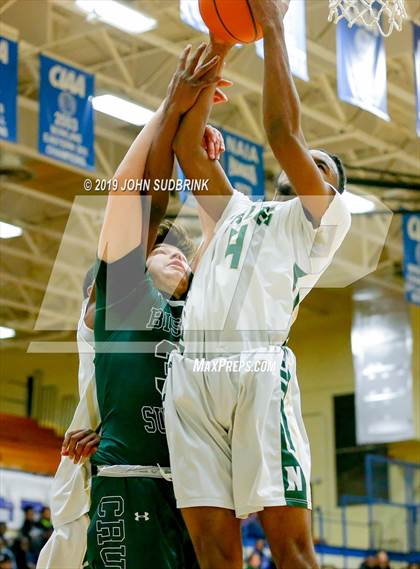 Thumbnail 1 in Bishop Sullivan Catholic vs Northeastern (Robert L. Vaughan Border Clash Basketball Invitational) photogallery.