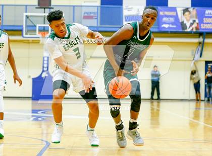 Thumbnail 2 in Bishop Sullivan Catholic vs Northeastern (Robert L. Vaughan Border Clash Basketball Invitational) photogallery.