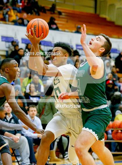 Thumbnail 2 in Bishop Sullivan Catholic vs Northeastern (Robert L. Vaughan Border Clash Basketball Invitational) photogallery.