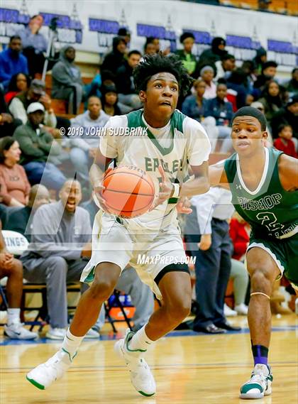 Thumbnail 3 in Bishop Sullivan Catholic vs Northeastern (Robert L. Vaughan Border Clash Basketball Invitational) photogallery.
